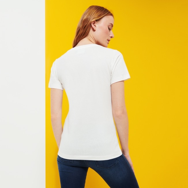 Women Cotton Vilebrequin Rhinestone T-shirt - 4