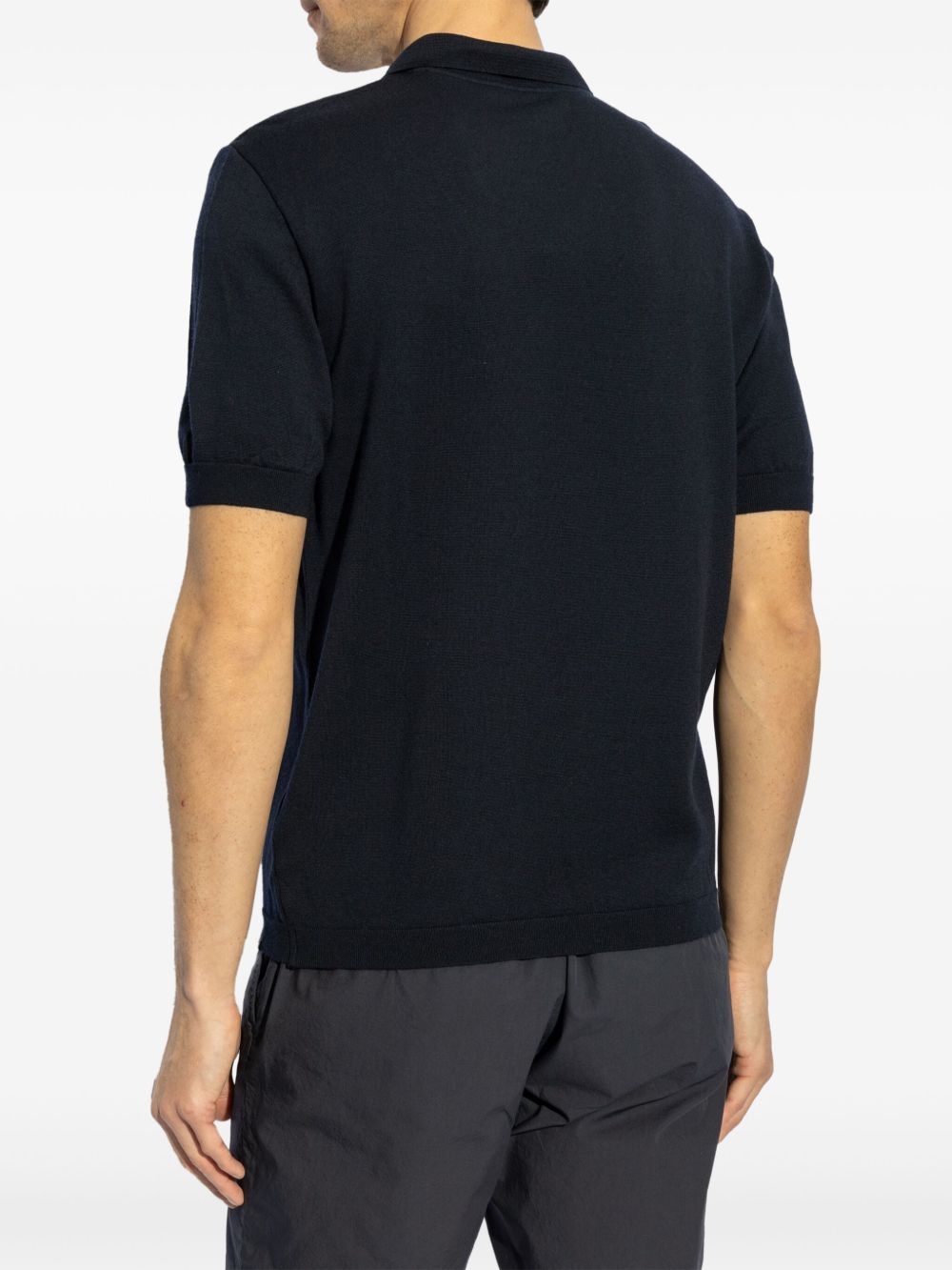 fine-knit polo shirt - 4