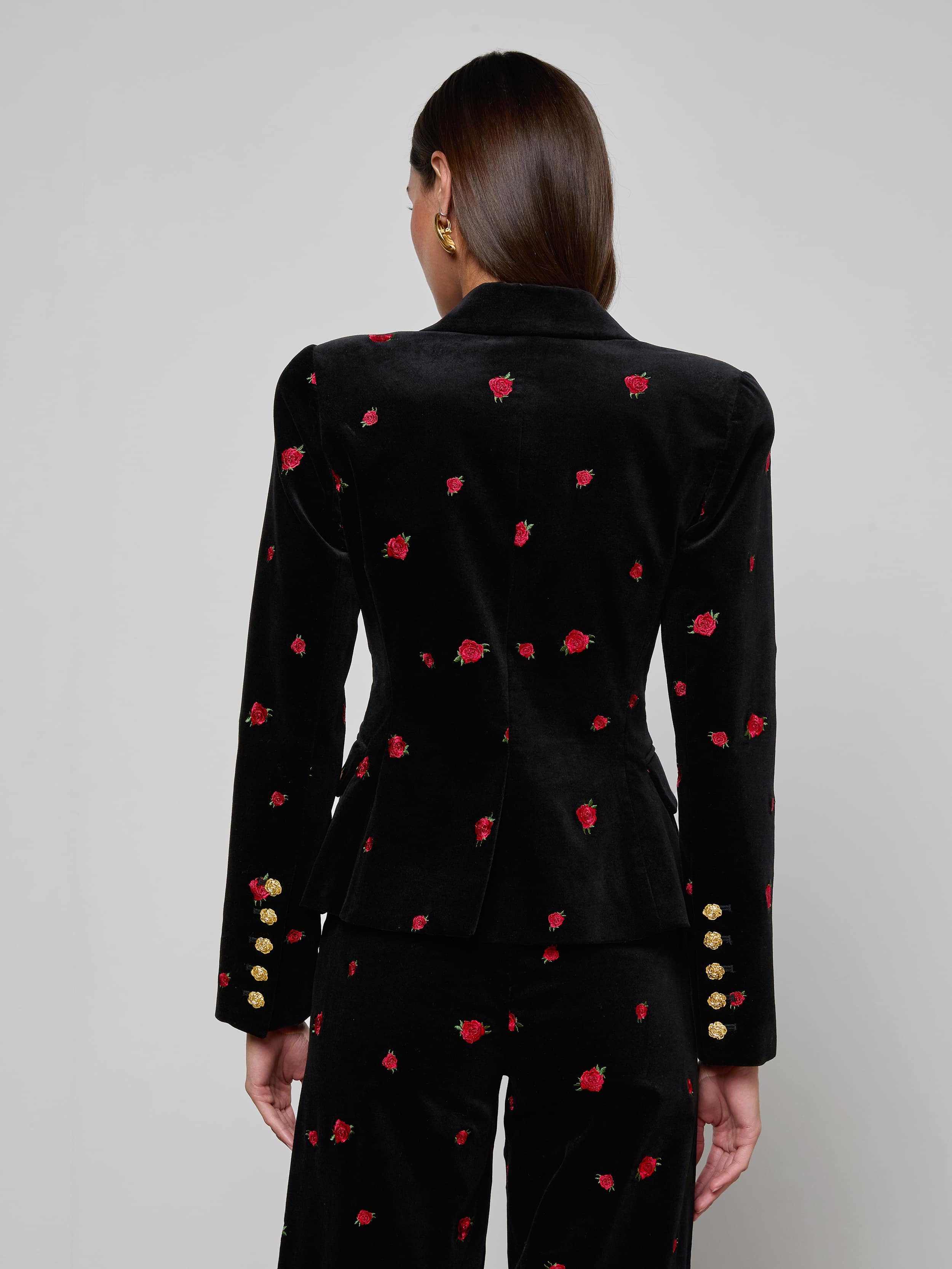 Kaisley Velvet Blazer - 5
