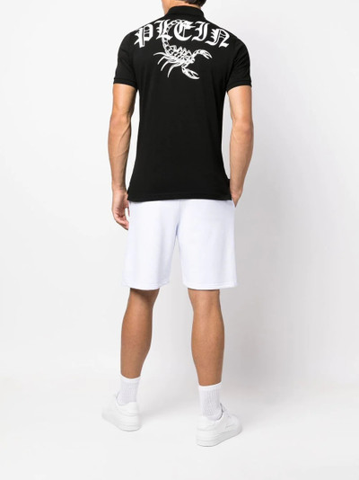 PHILIPP PLEIN scorpion-print polo shirt outlook