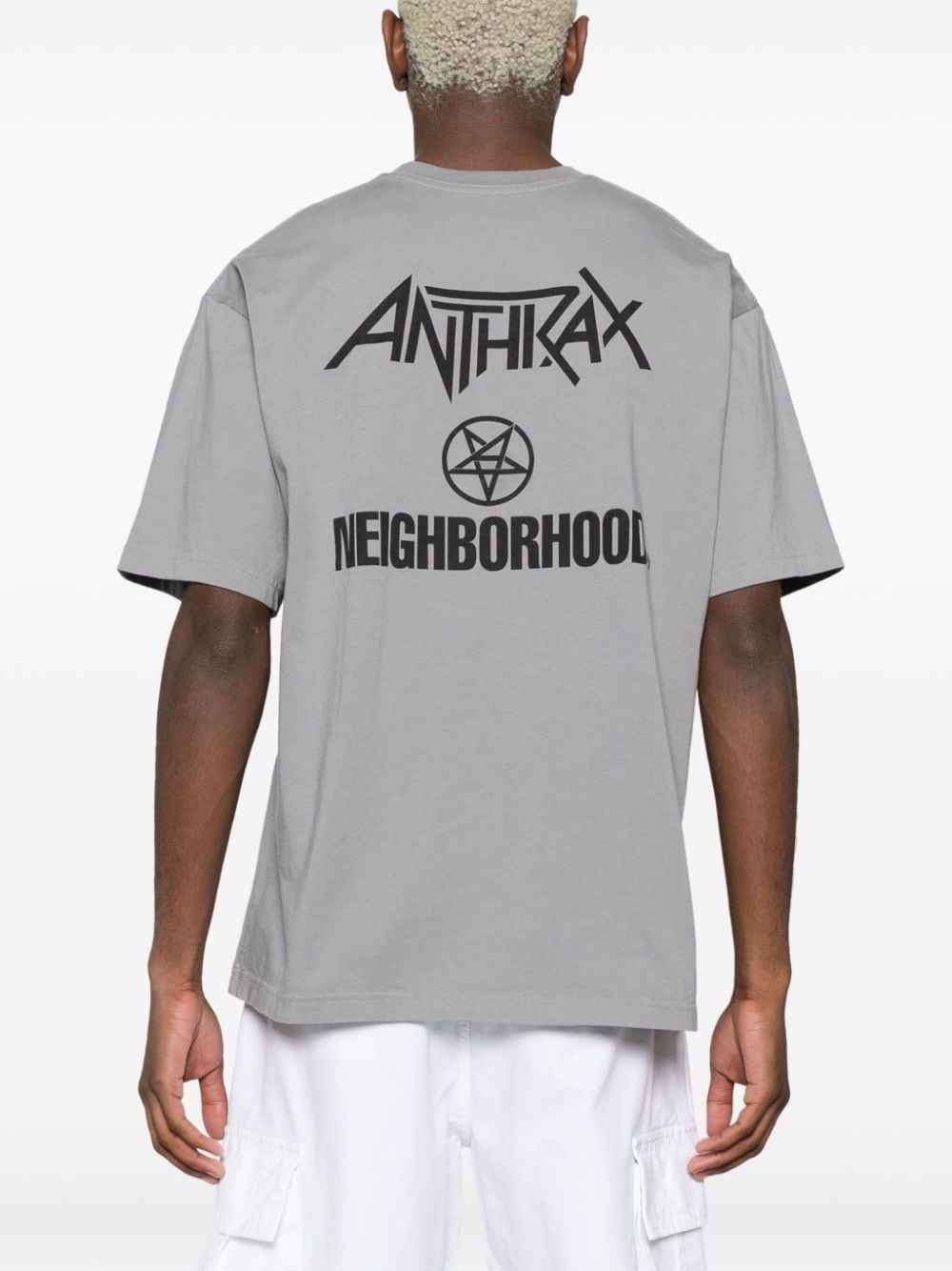 x Anthrax graphic-print T-shirt - 4