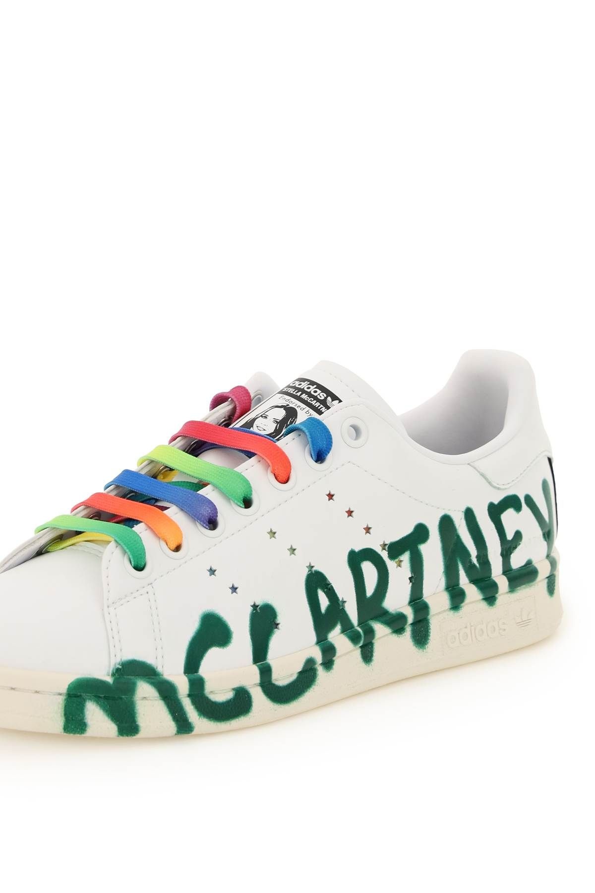 STAN SMITH STELLA SNEAKERS WITH GRAFFITI LOGO - 4