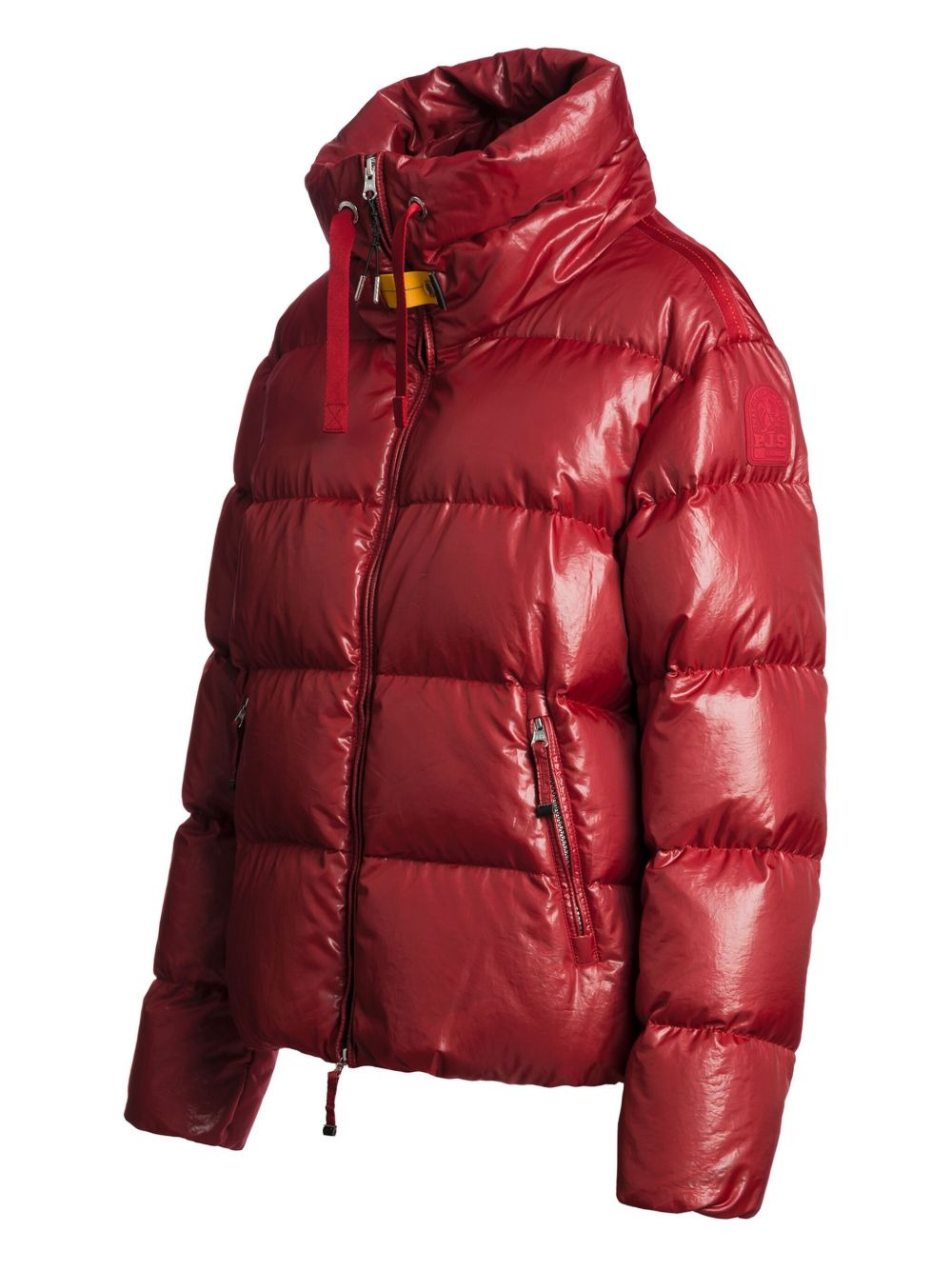 high-neck quilted jacket - 4