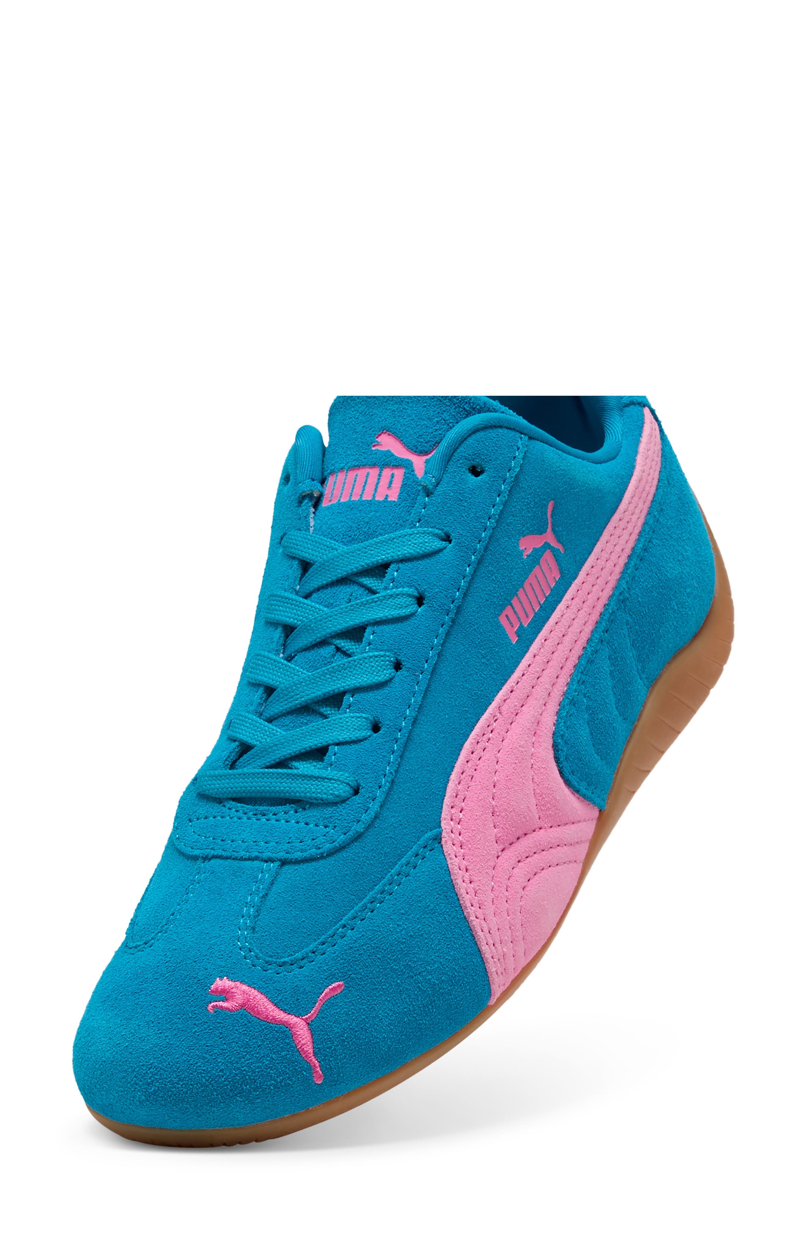 PUMA Speedcat OG Sneaker in Tropical Blue-Poised Pink at Nordstrom - 7
