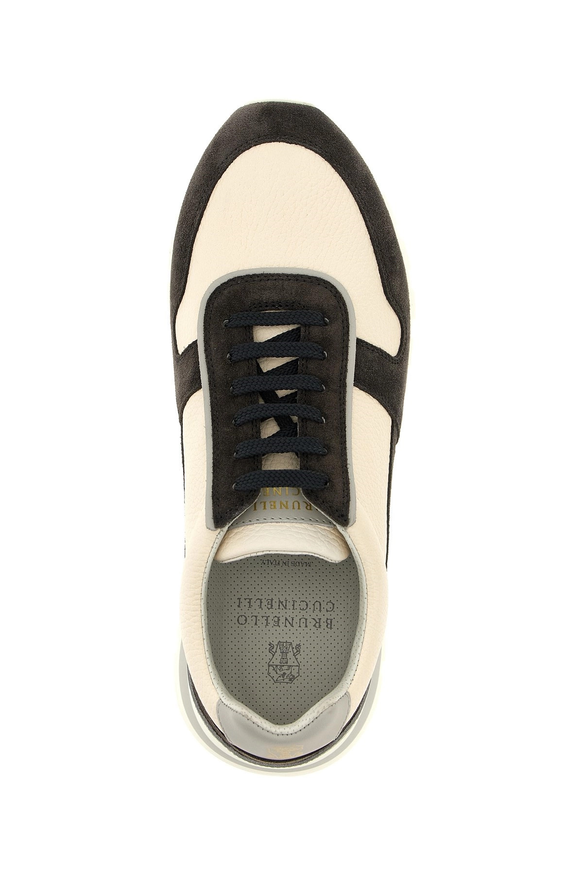 Leather suede sneakers - 4