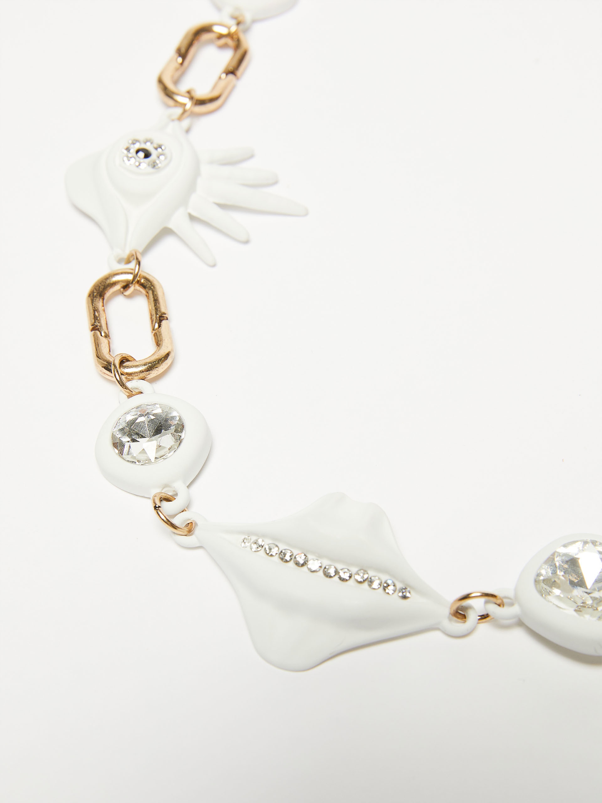 NARVEL Metal and glass necklace - 2