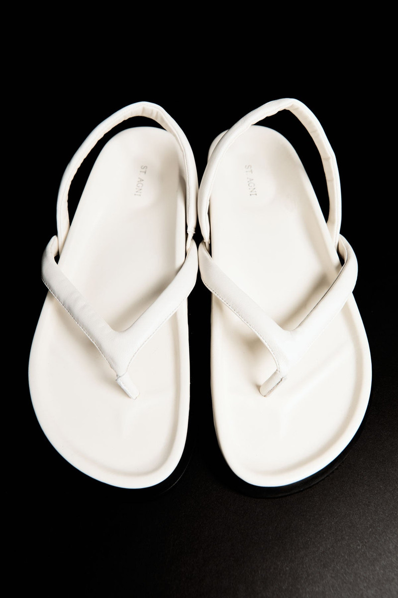 Sling Back Thong Sandal - Tofu - 1