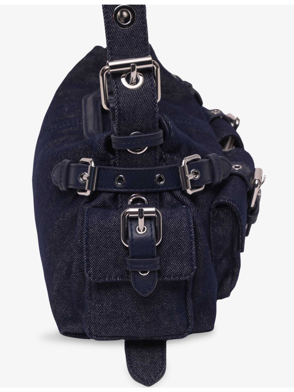 Miss M Denim Shoulder Bag - 3