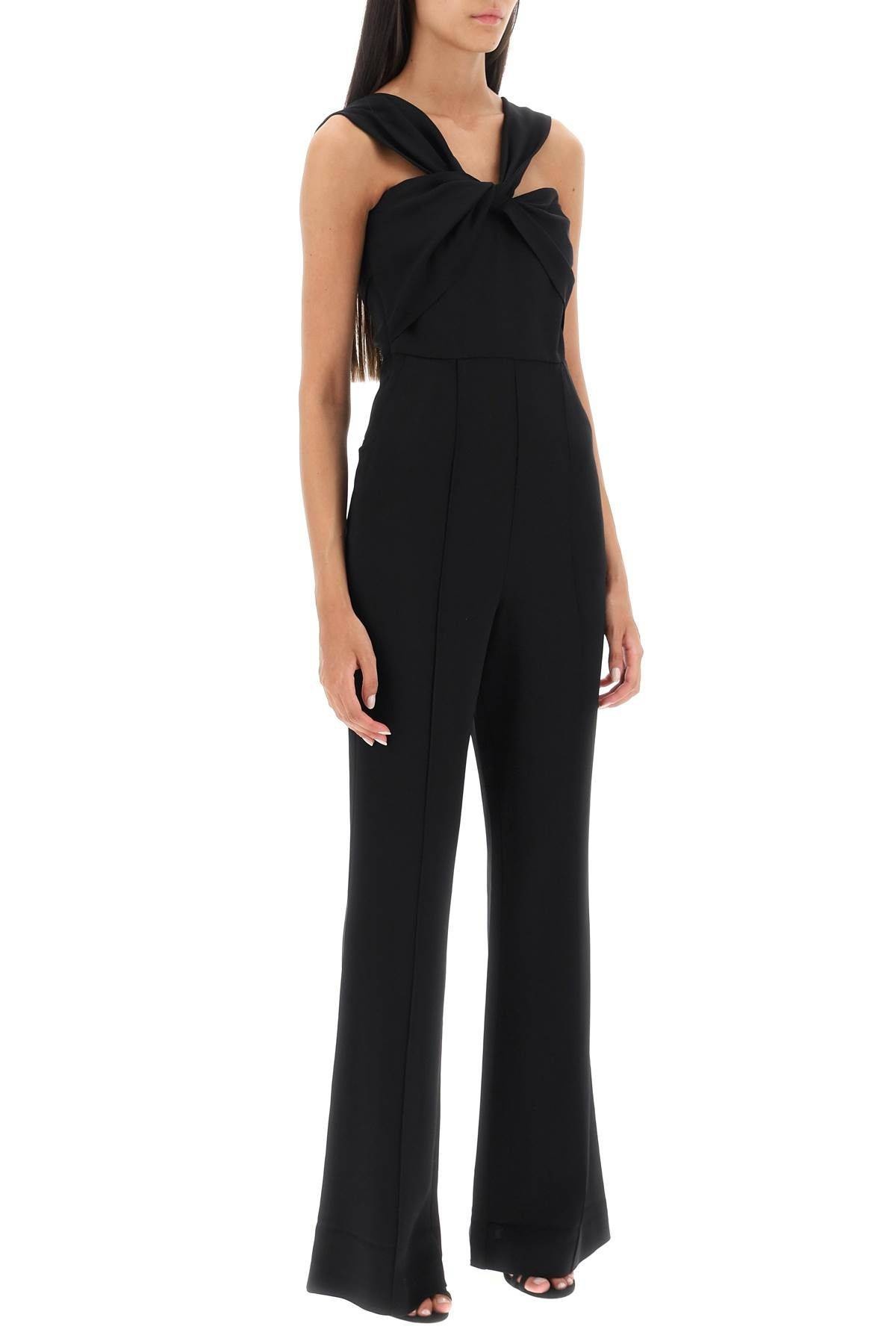 JUMPSUIT WITH TWISTED NECKLINE - 3