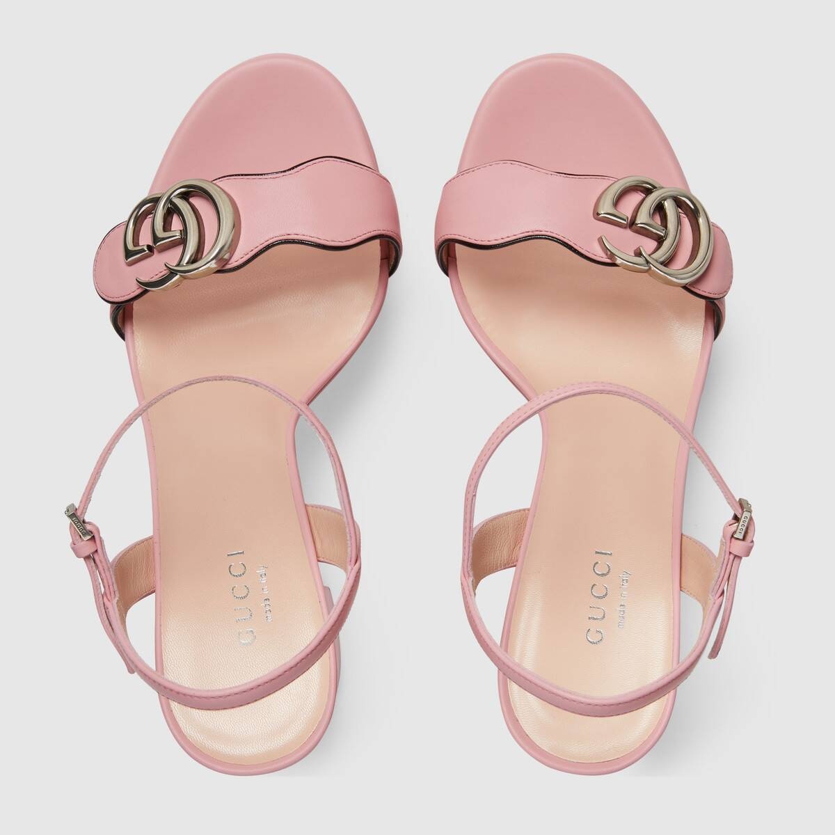 Women's platform sandal with Double G - 3