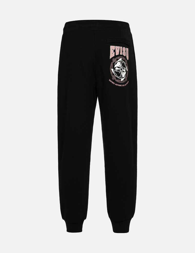 EVISU KAMON PRINT REGULAR FIT SWEATPANTS outlook