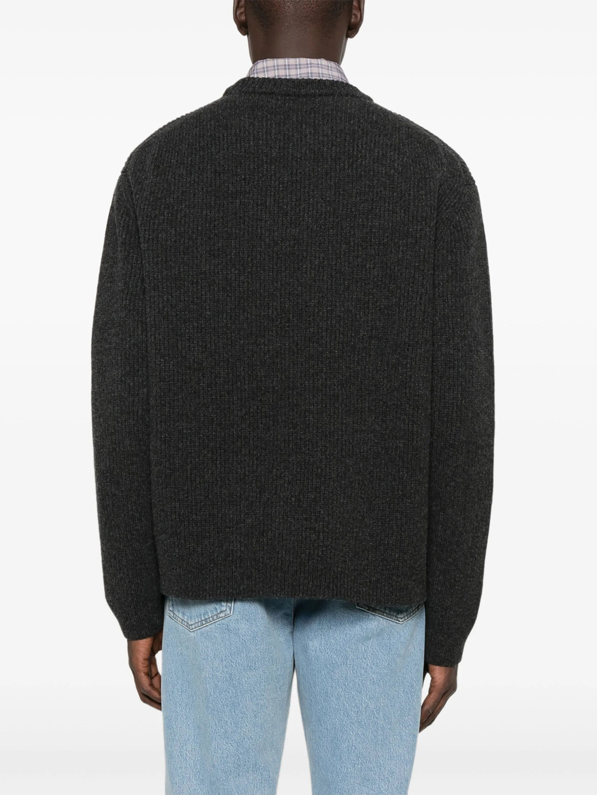 Gucci Logo-detail Ribbed Sweater - 5