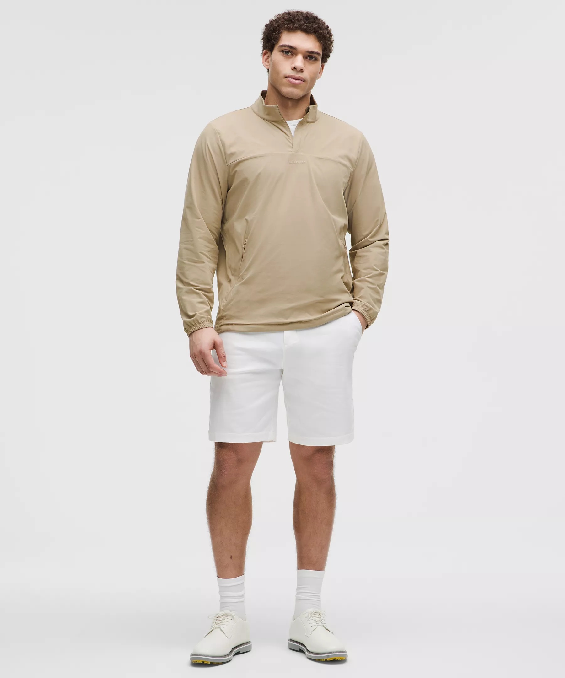 Windproof Golf Pullover Quarter-Zip Jacket - 2