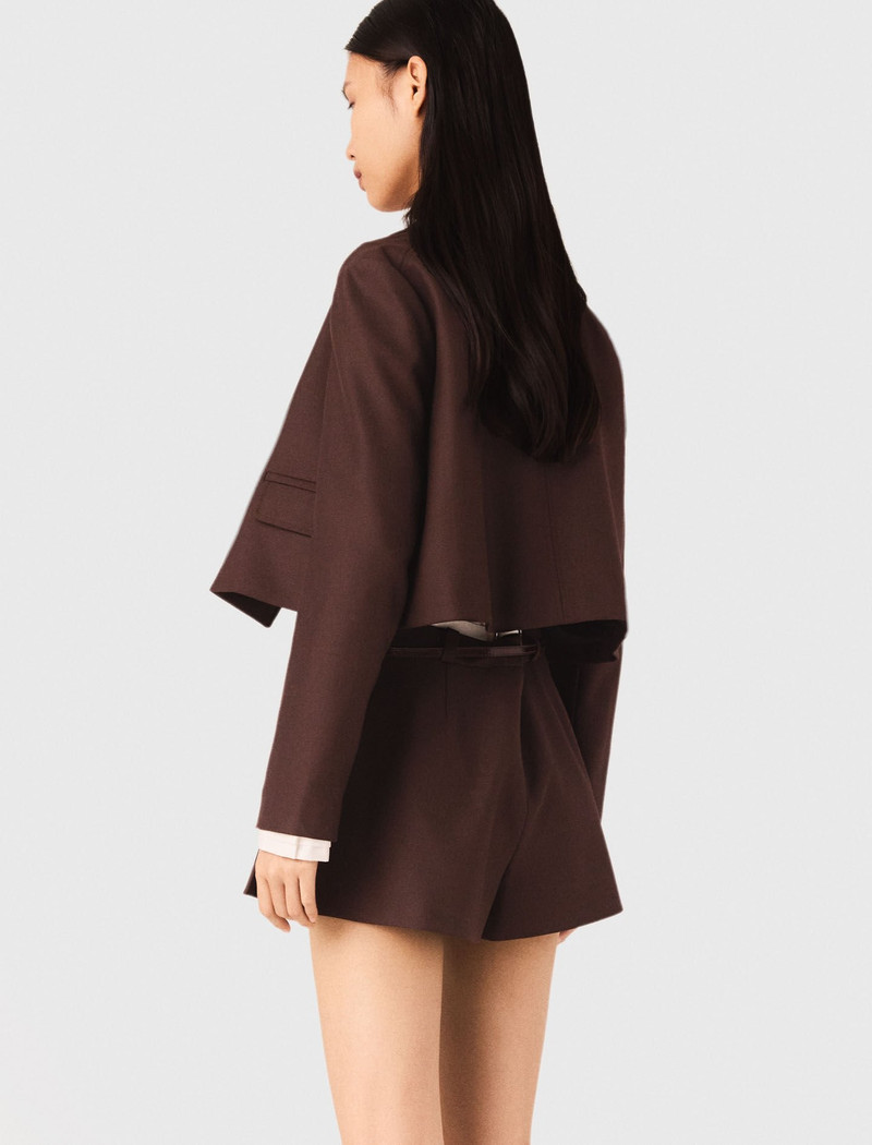 Short double-breasted jacket 4