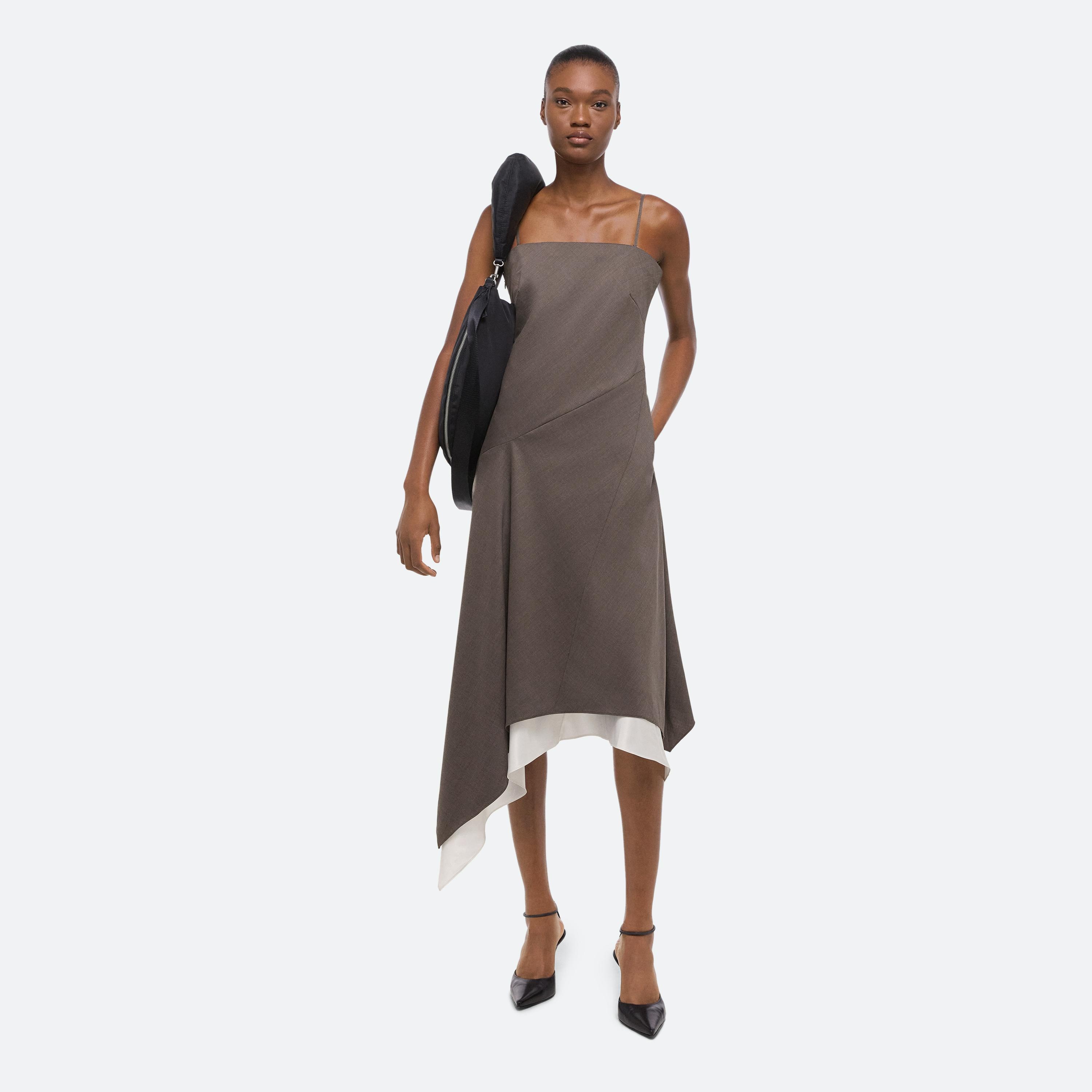 SCARF HEM DRESS - 1