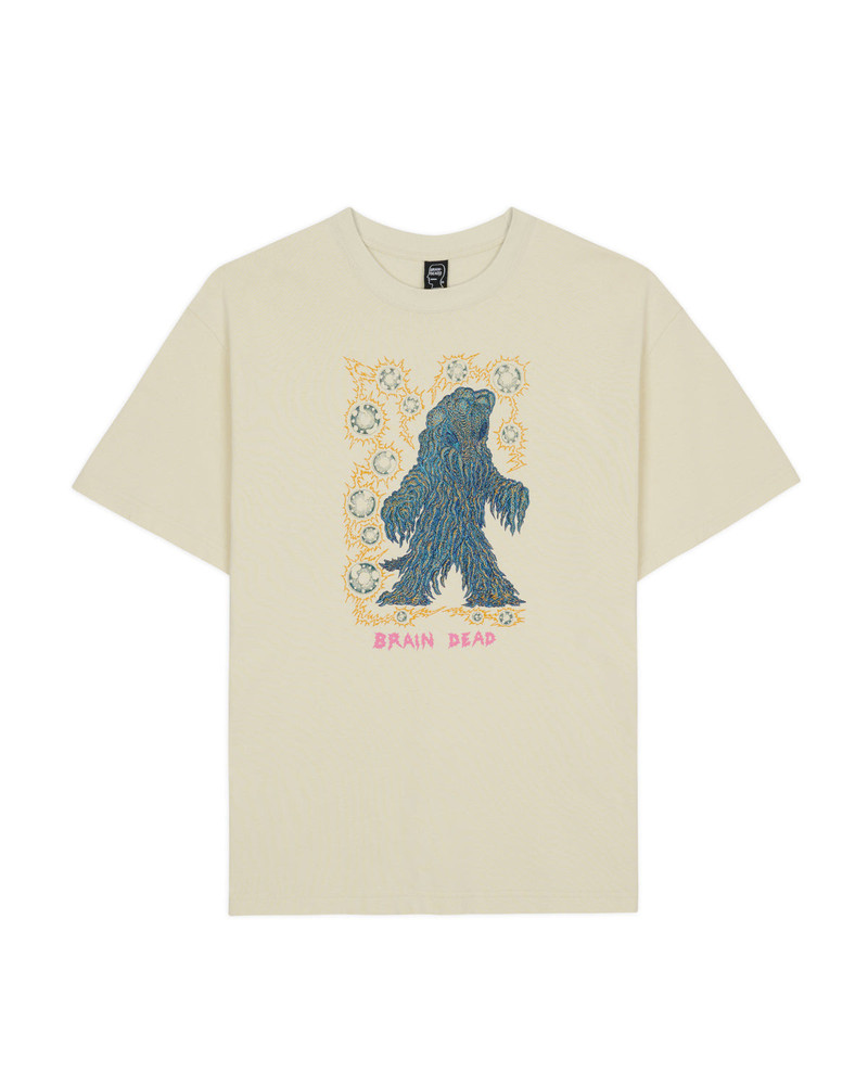 Brain Dead x Godzilla Hedorah T-shirt - Natural 1