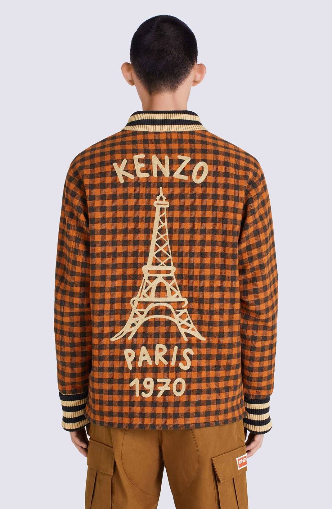 'Varsity' checked jacket - 4