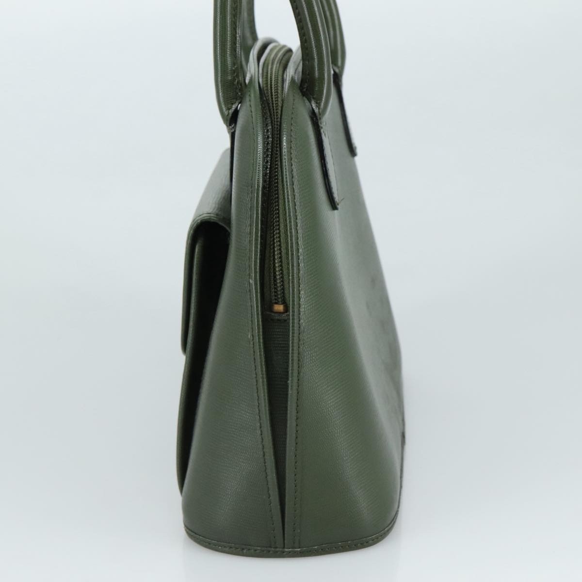 CELINE Hand Bag Leather Khaki - 5
