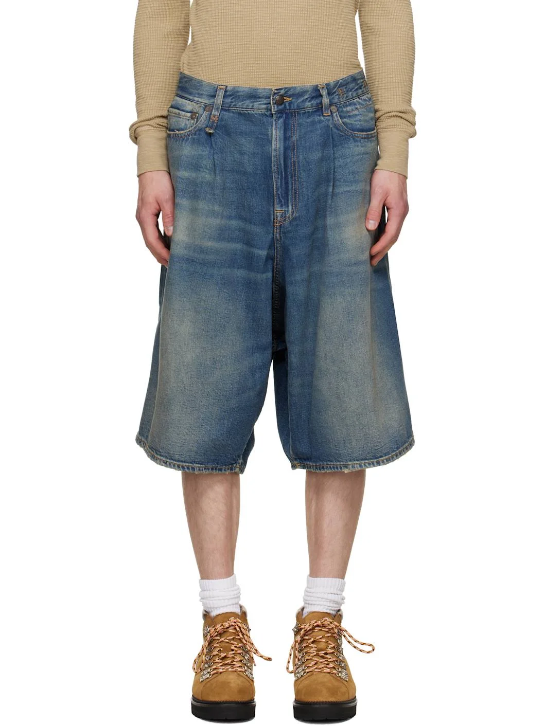 Indigo Jesse Denim Shorts - 1