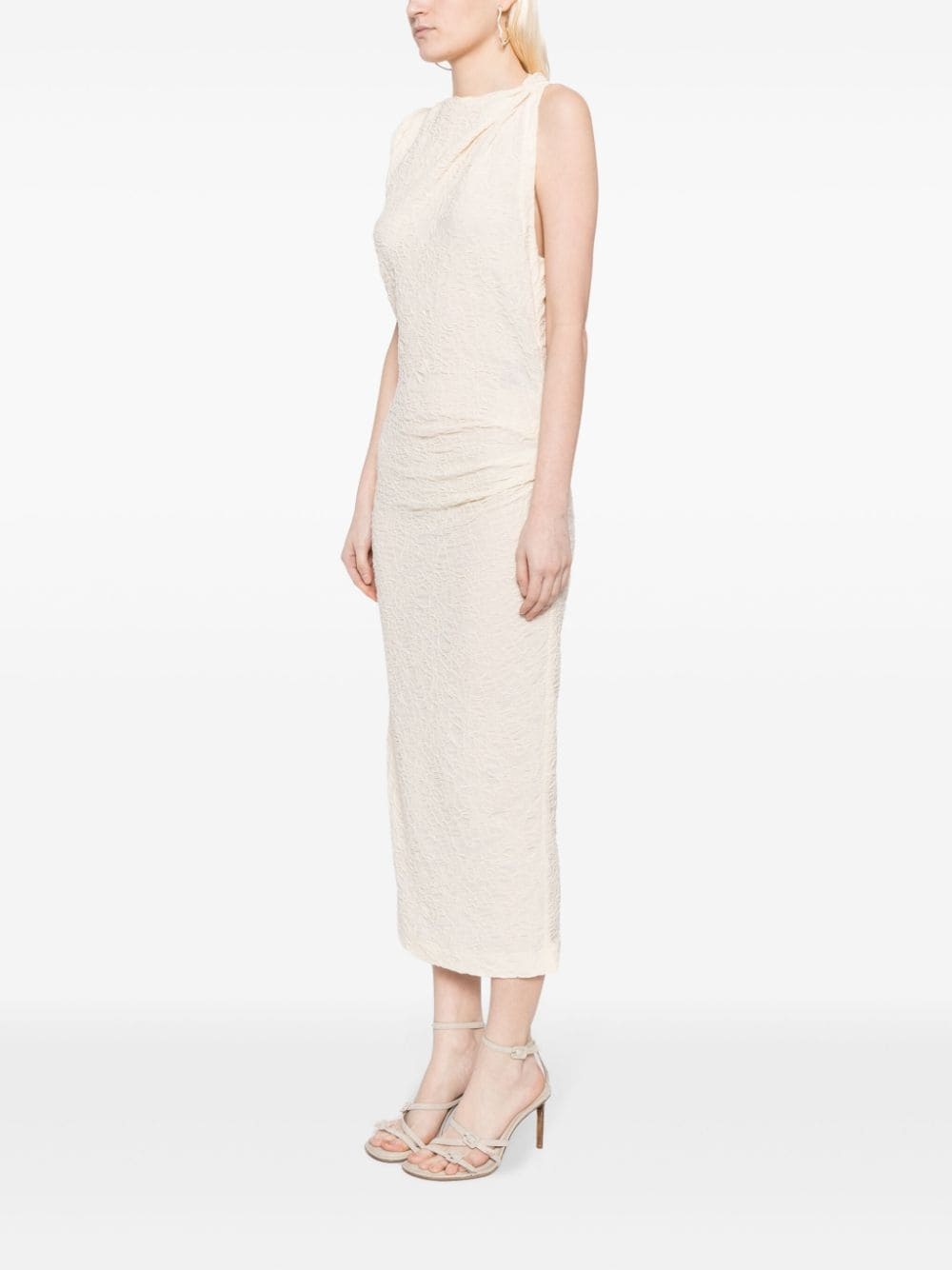 Franzy textured midi dress - 3