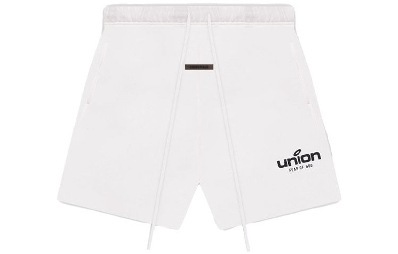 ESSENTIALS Fear of God Essentials FW21 Vintage Shorts x Union LA 'White' FOG-FW21-099 outlook