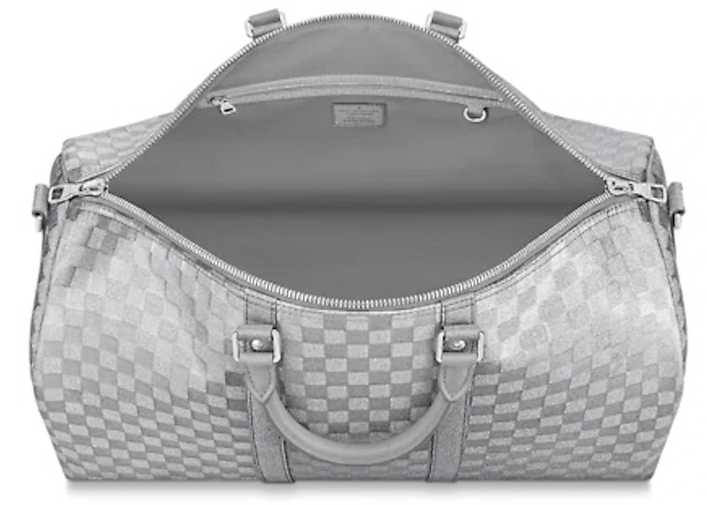 Louis Vuitton Keepall 50B Glitter Silver - 3
