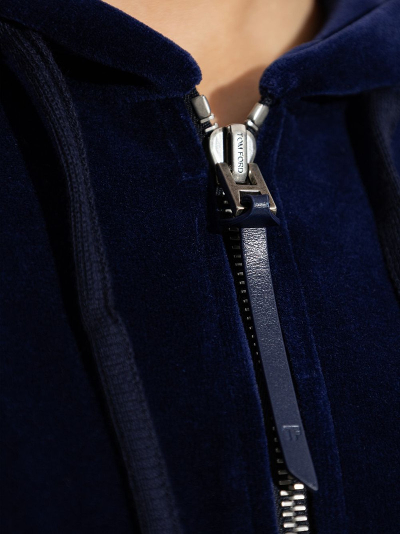 hooded zip knitwear 5