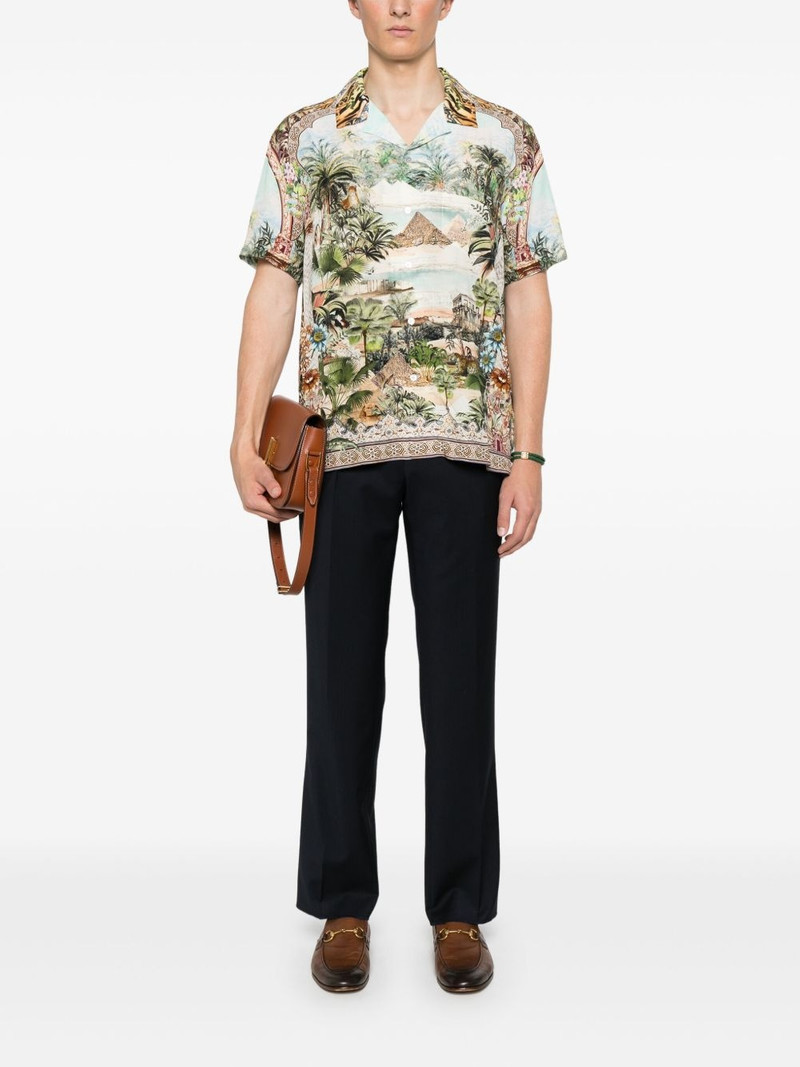 Etro pleat-detailing wool trousers outlook