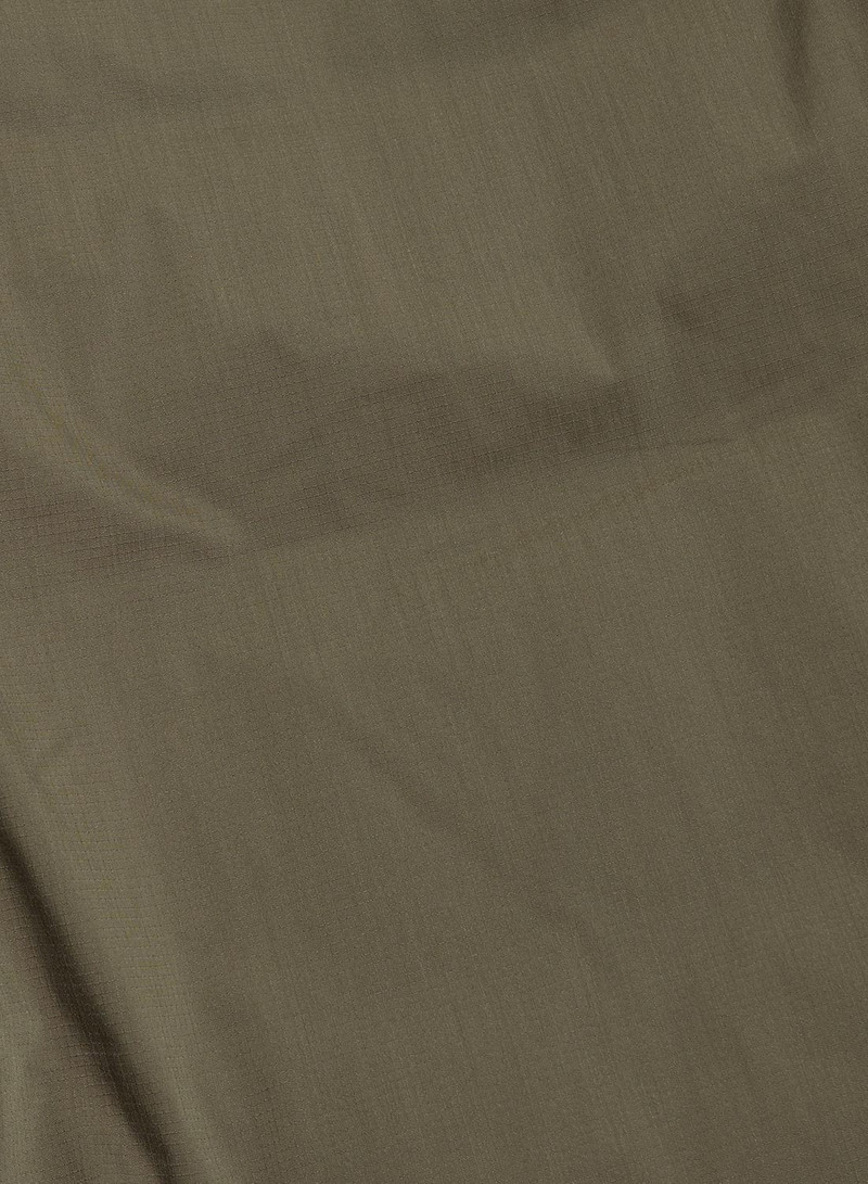 Nanga Hinoc Ripstop Inner Down Cardigan in Army Green 7