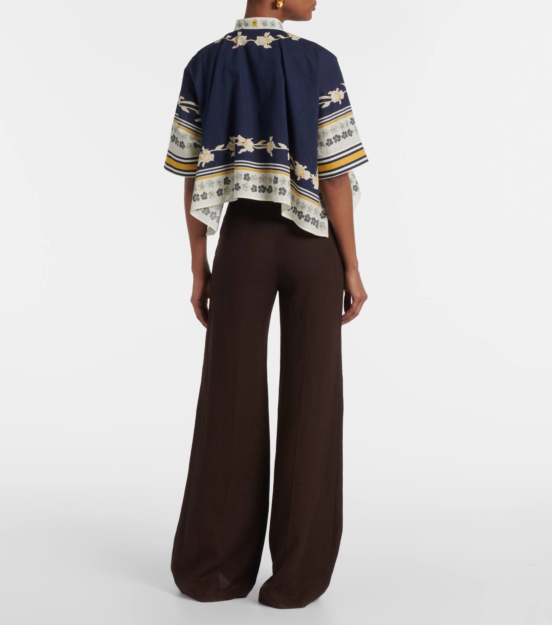 Foulard printed cotton shirt - 3