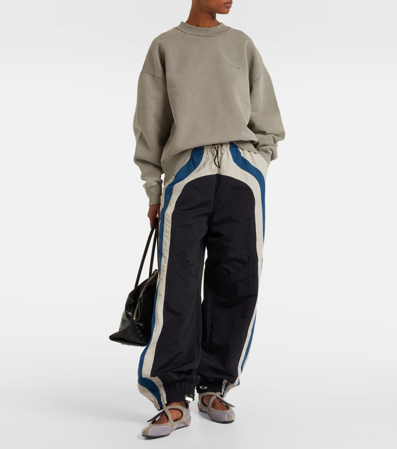 THE ATTICO Cotton jersey sweatshirt outlook
