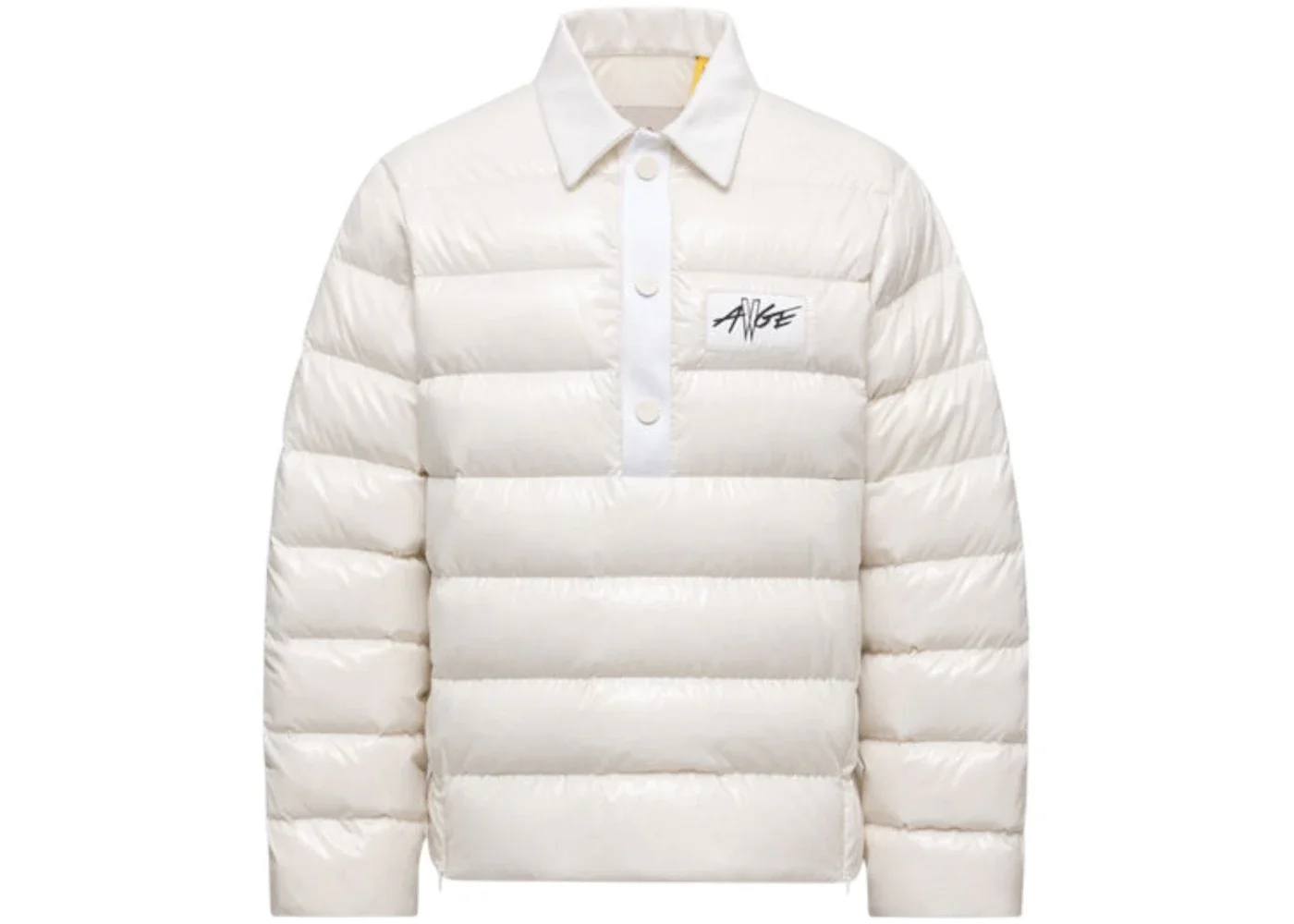 Moncler x A$AP Rocky Vardar Down Polo Shirt Jacket White - 1