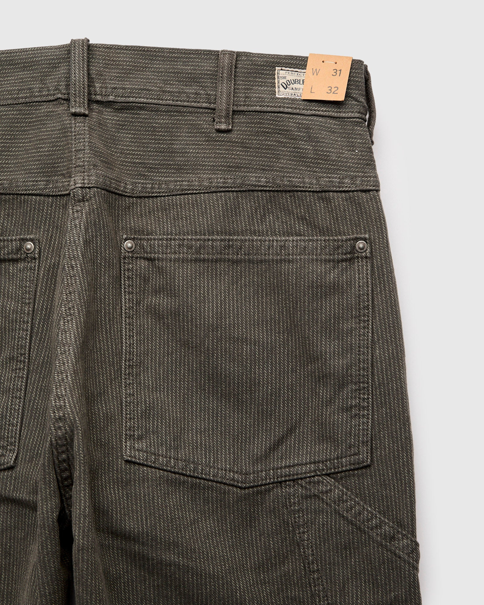 Hamilton Carpenter Pants in Black/White Twill - 3