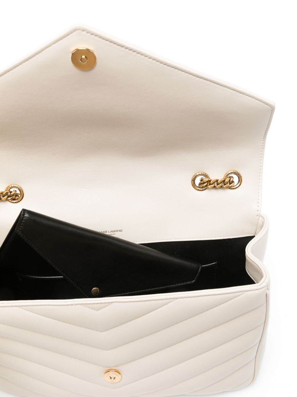 large LouLou leather shoulder bag - 5
