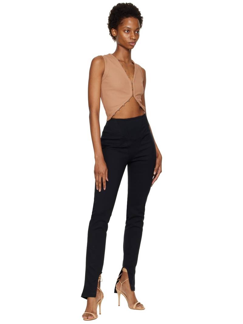 Dion Lee Tan Hook & Eye Tank Top outlook