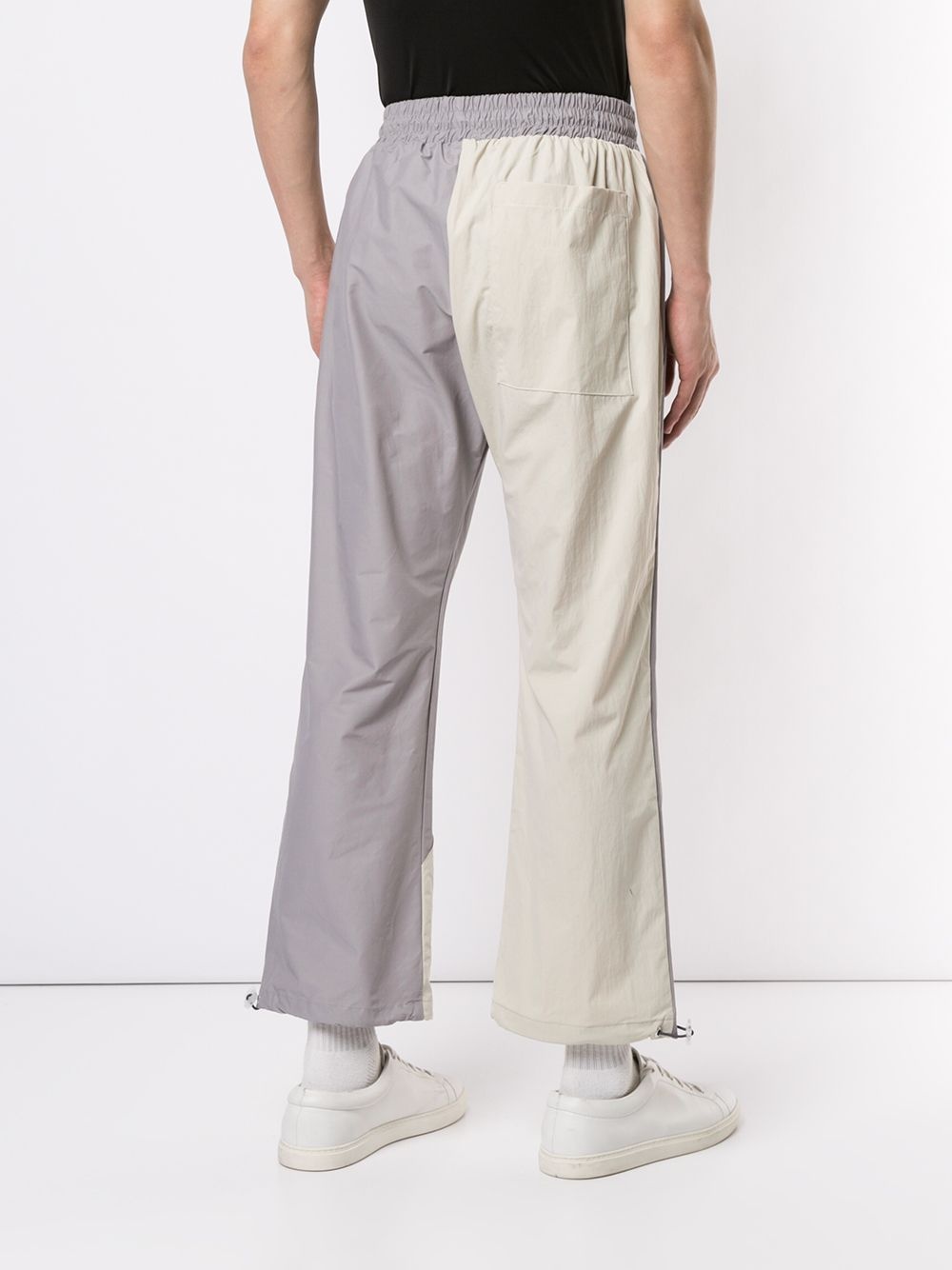 relaxed panel track pants - 4