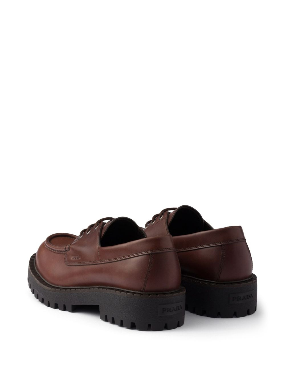 leather derby shoes - 3