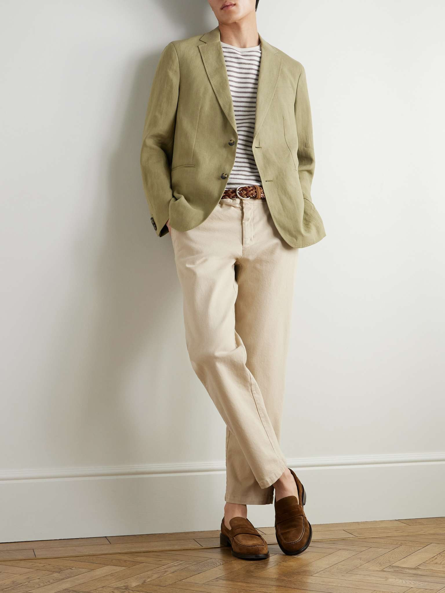 Garret Unstructured Linen Suit Jacket - 2
