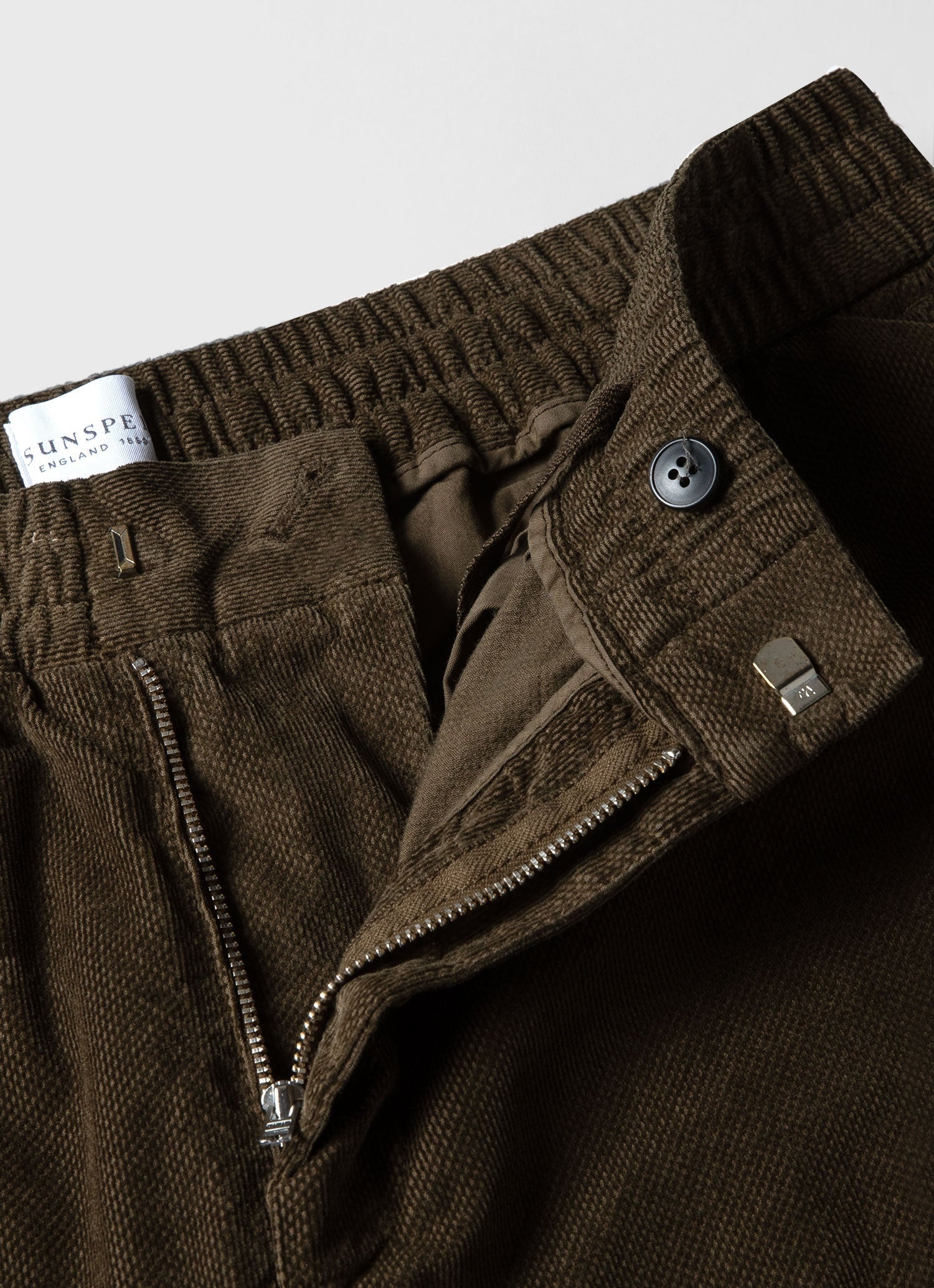 Cellular Cord Drawstring Trouser - 4