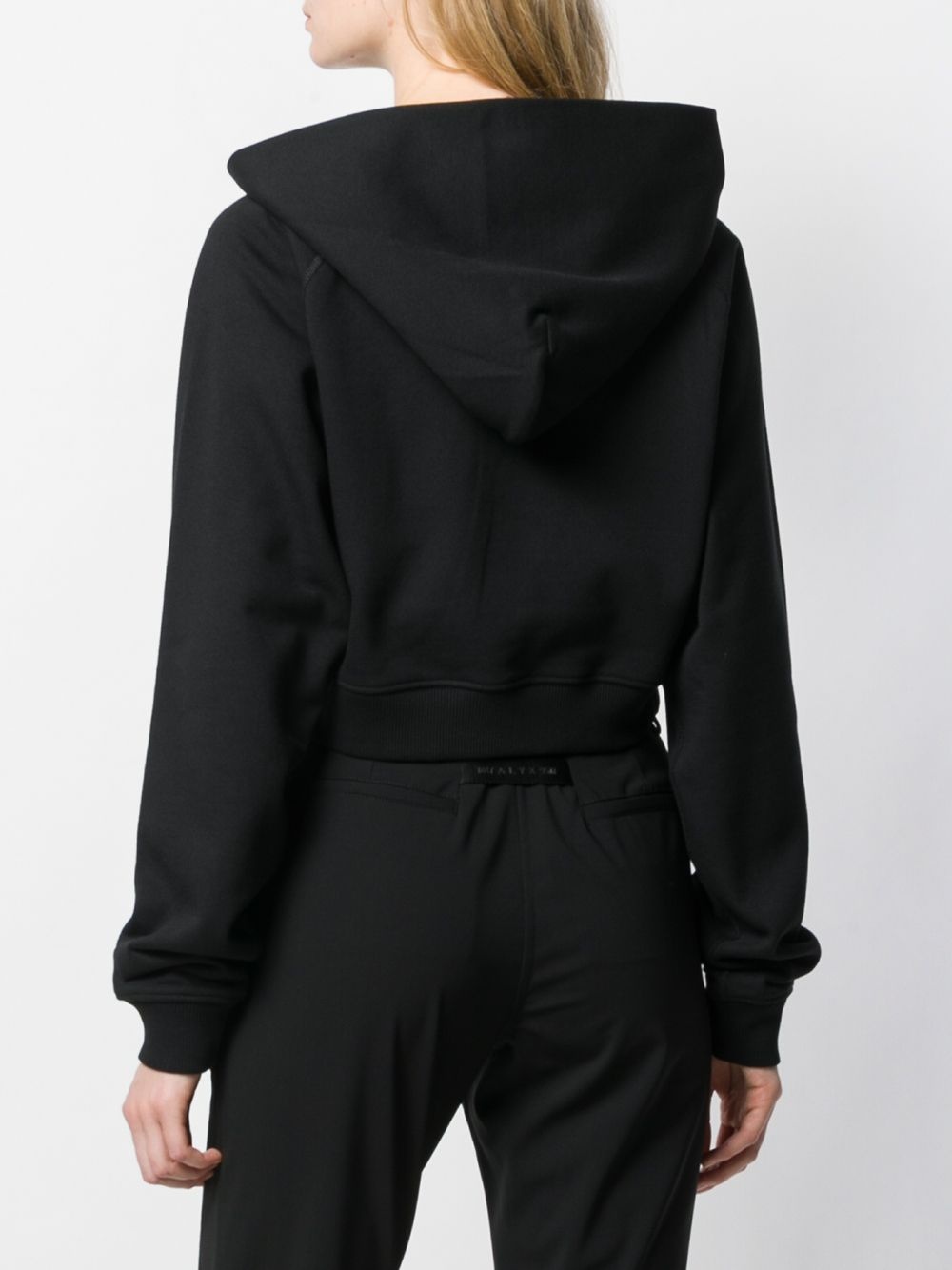 cropped hooded sweatshirt - 4