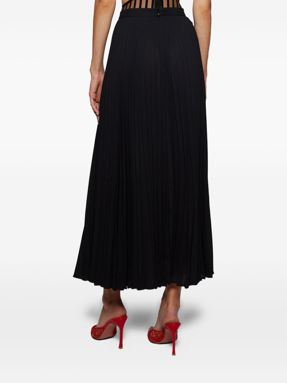 pleated midi skirt - 5