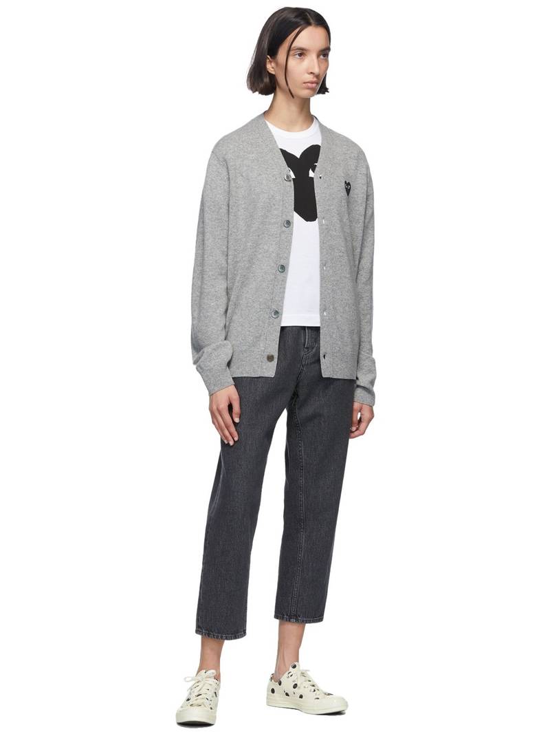 Comme des Garçons PLAY White Converse Edition Polka Dot Heart Chuck 70 Low Sneakers outlook