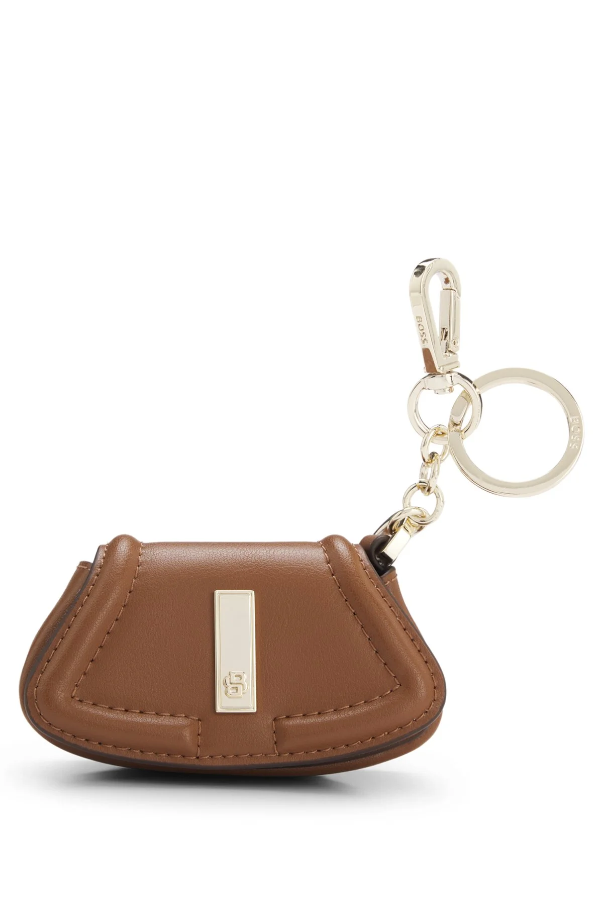 ARIELL KEY RING WITH GOLD-TONE HARDWARE - 1