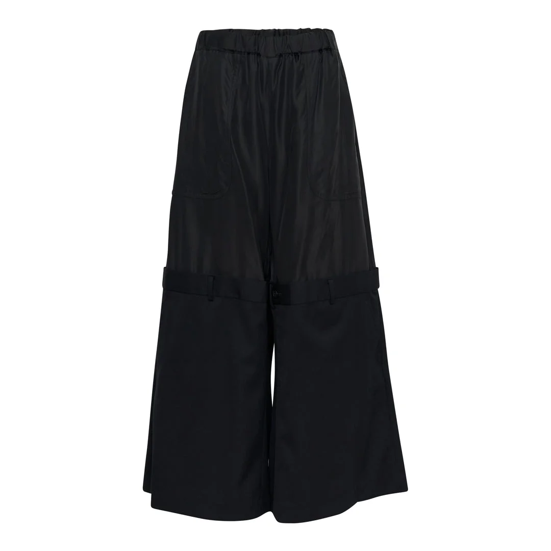 Drop Waist Wide-Leg Trousers - 1