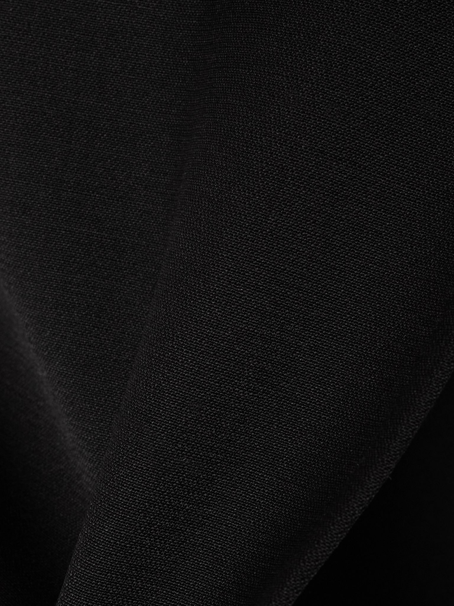 Angela double-breasted wool-crepe blazer Black - 5