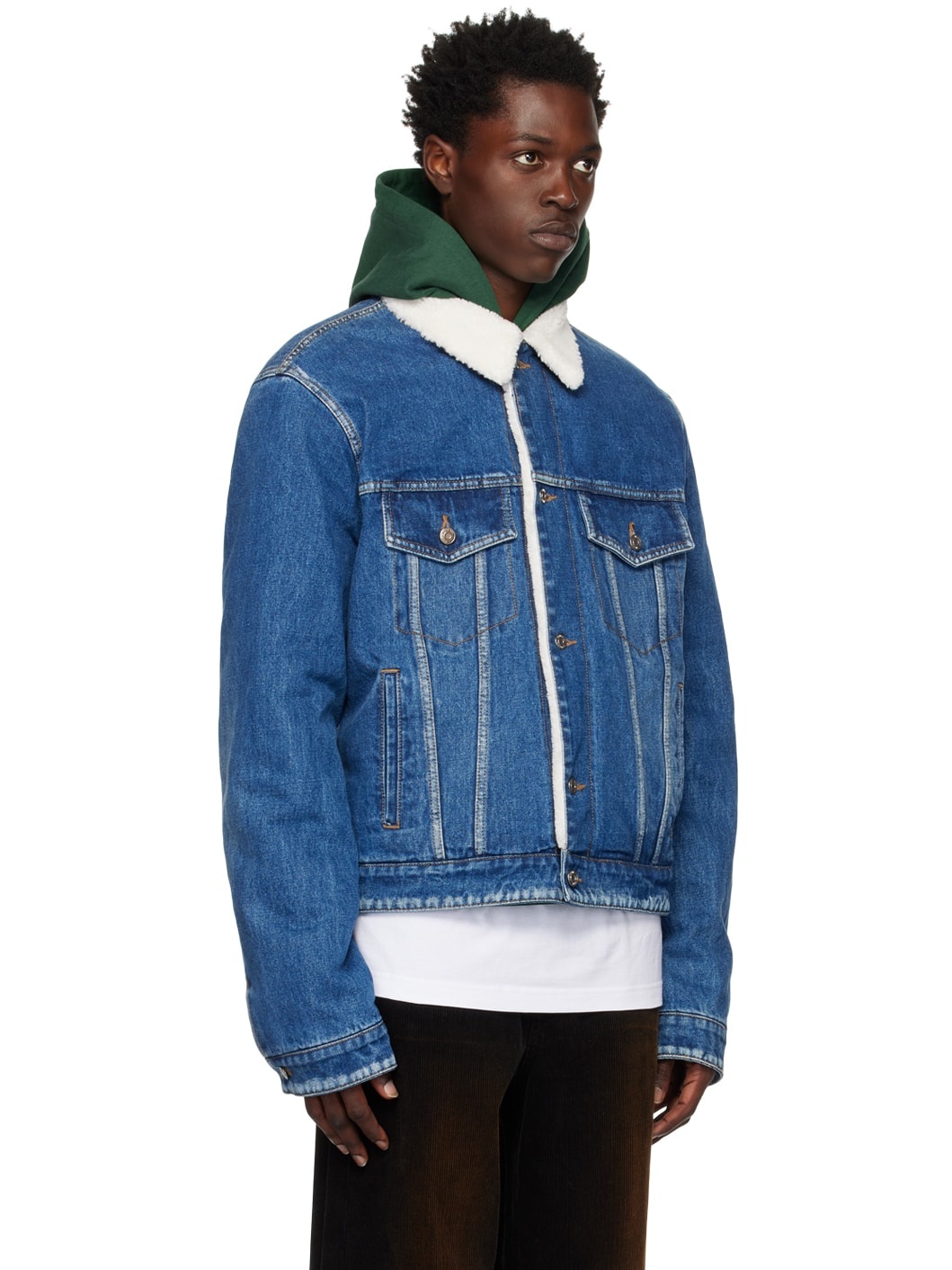 Blue Regular-Fit Denim Jacket - 2