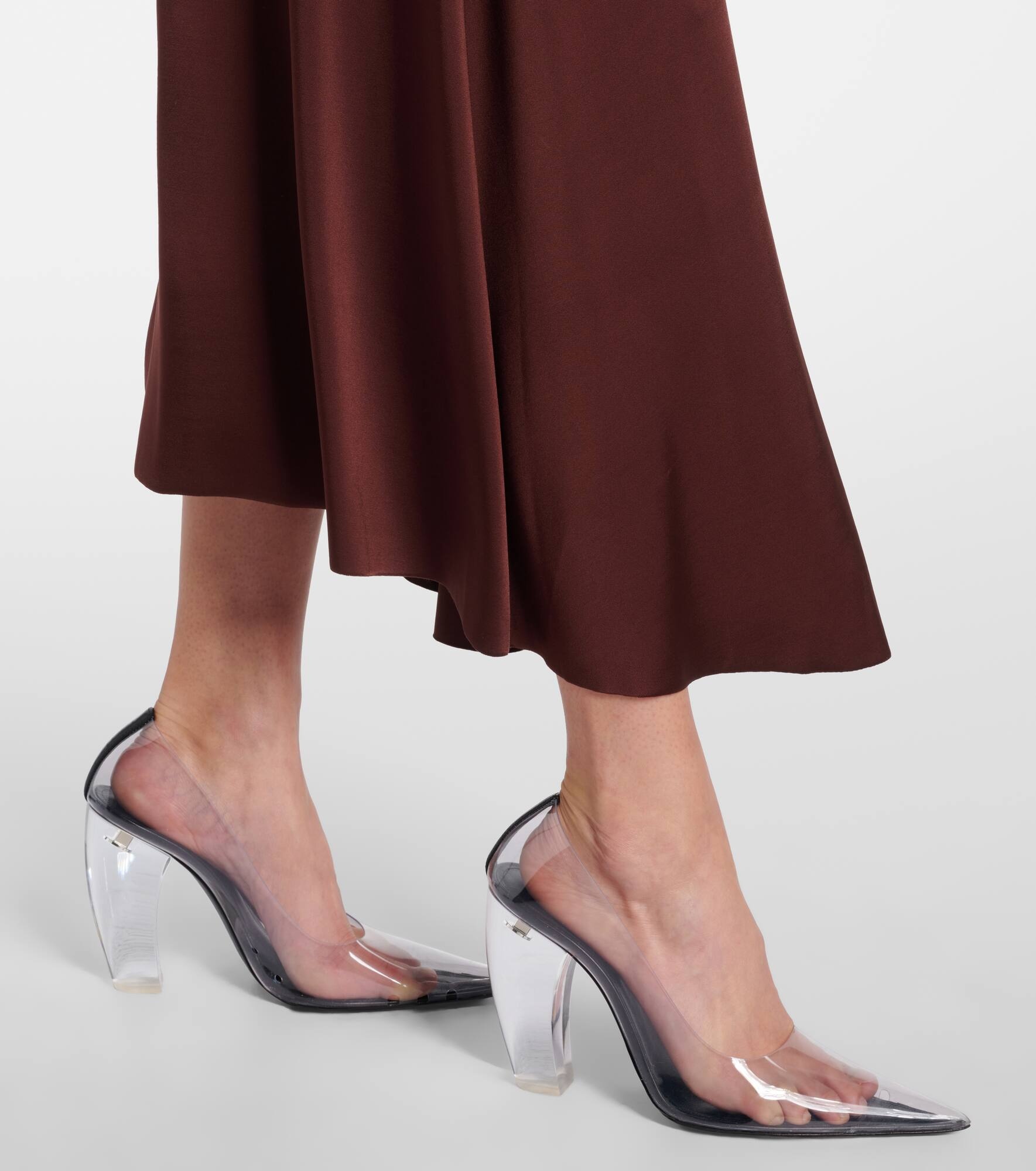 Hooded jersey midi dress - 5