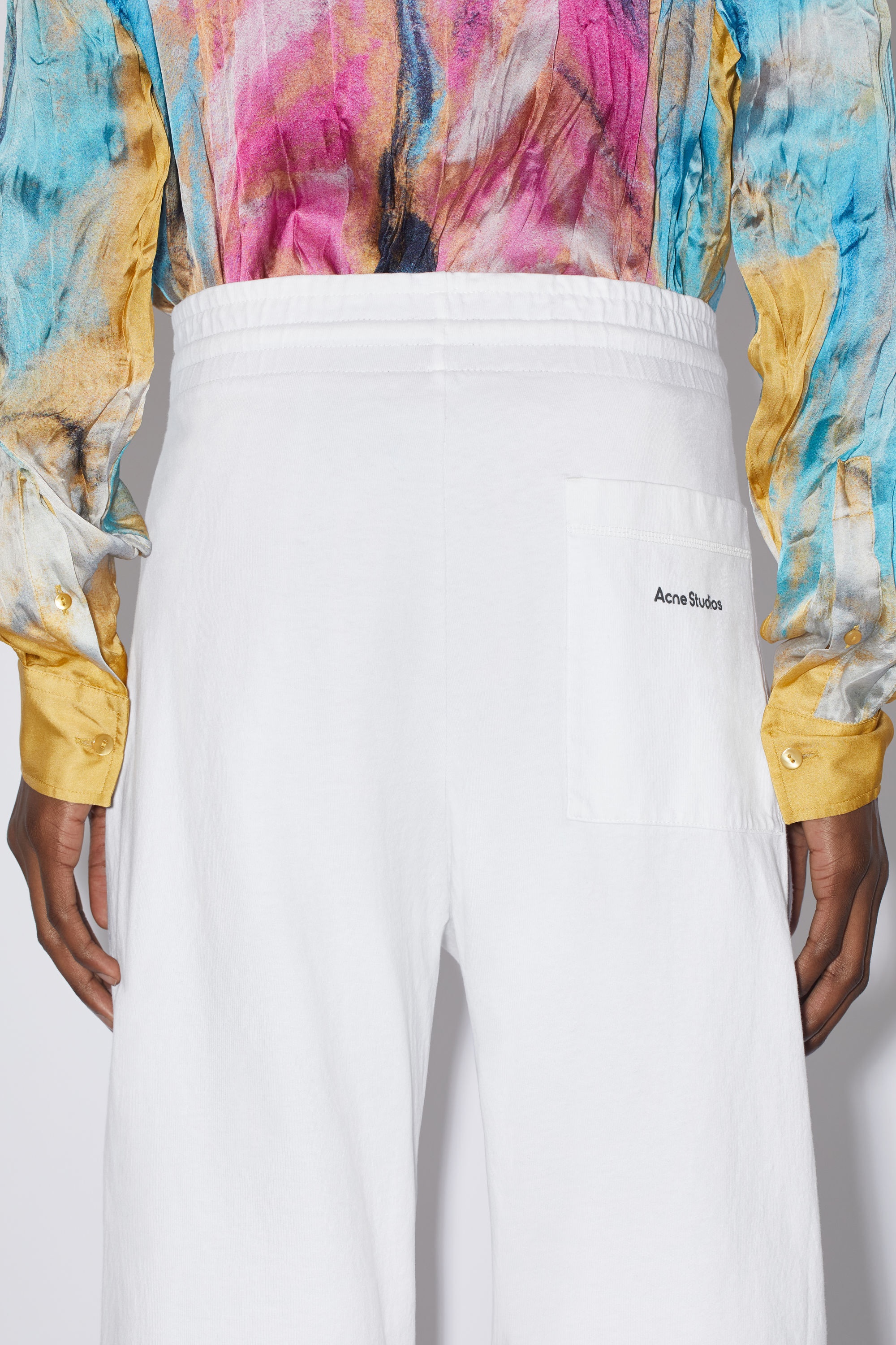 Logo sweatpants - Optic White - 5