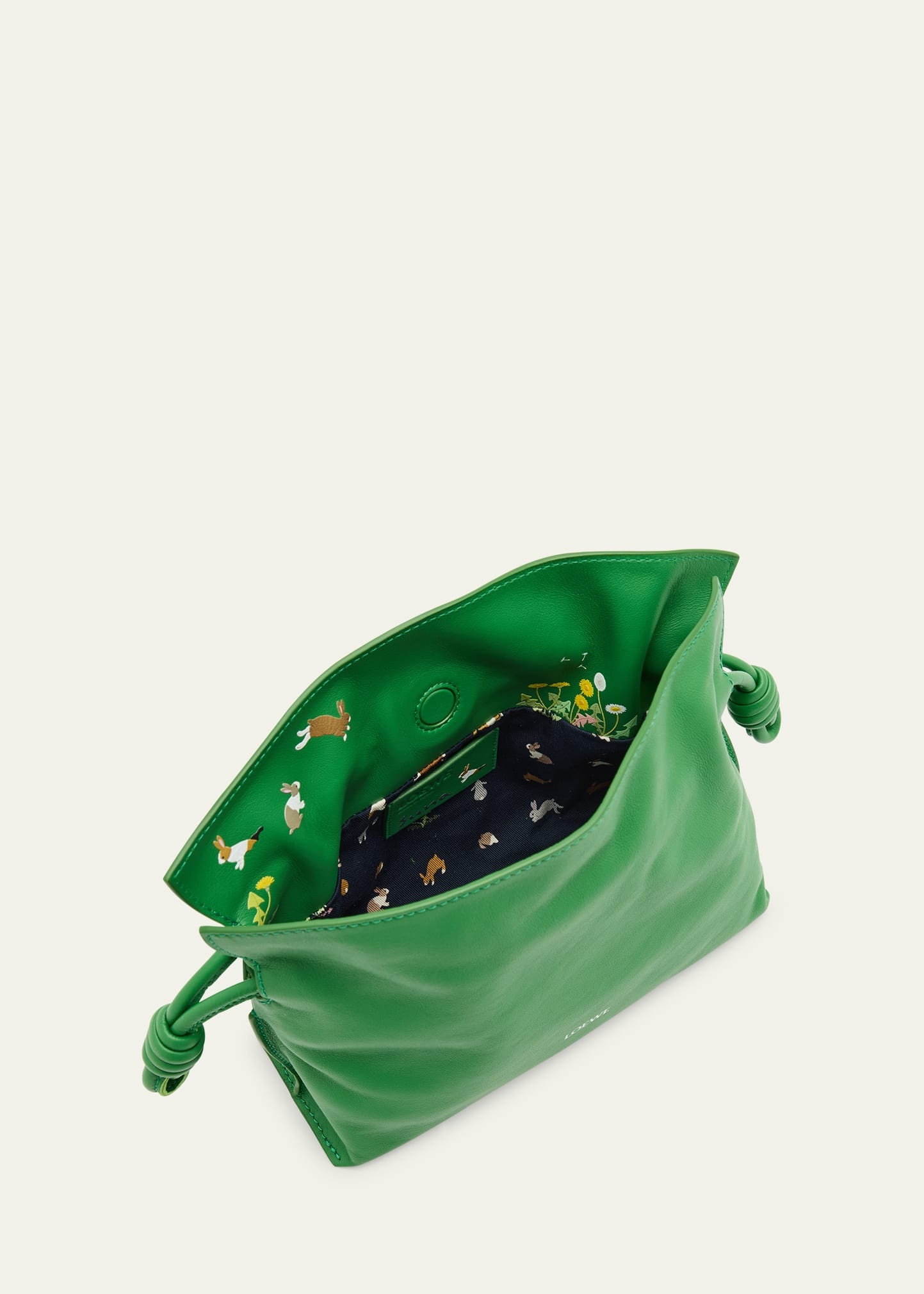 Loewe x Suna Fujita Flamenco Mini Bunnies Printed Clutch Bag
