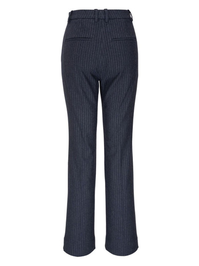 Vince chalk-stripe straight-leg trousers outlook